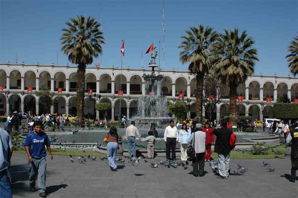27 - Peru - Arequipa, plaza de armas
